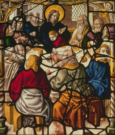 Panel Depicting The Last Supper (detail) by German School